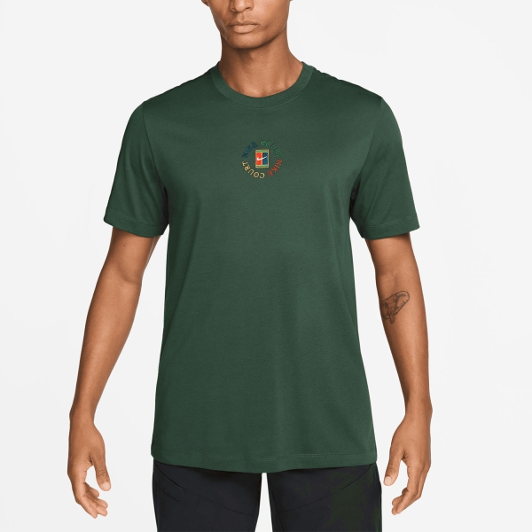 Men's Tennis Shirts Nike Court DriFIT Heritage TShirt Fir IM6128323