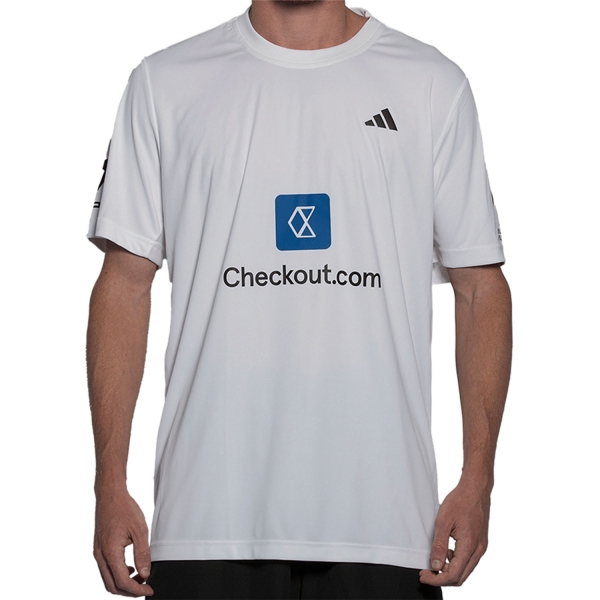 Camisetas de Tenis Hombre adidas Ale Galan Court Camiseta  White JI5912