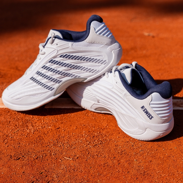 K-Swiss Hypercourt Express 3 Clay - White/Peacoat/Silver