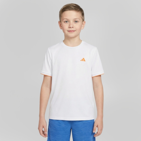 Polo y Camiseta de Tenis Niño adidas CLIMACOOL Camiseta Nino  White KE6106
