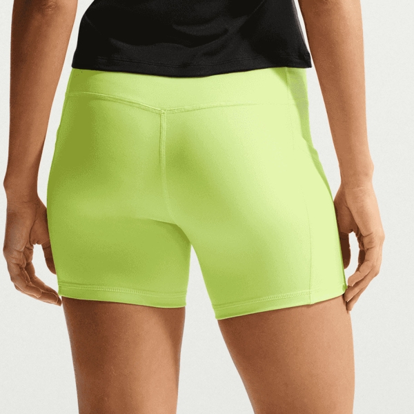 Nike Court 4in Shorts - Light Lemon Twist/Black