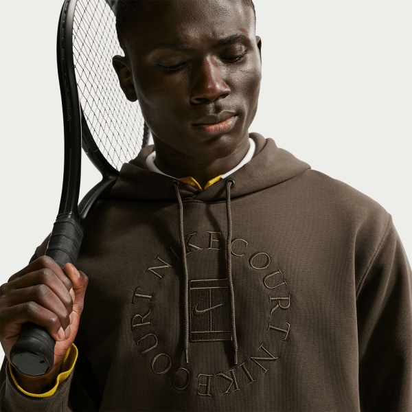 Nike Court Dri-FIT Heritage Sudadera - Dark Hazel/Saffron Quartz