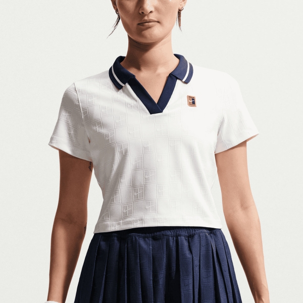 Women`s Tennis T-Shirts and Polos Nike Court Polo  Sail/Midnight Navy IB0772133
