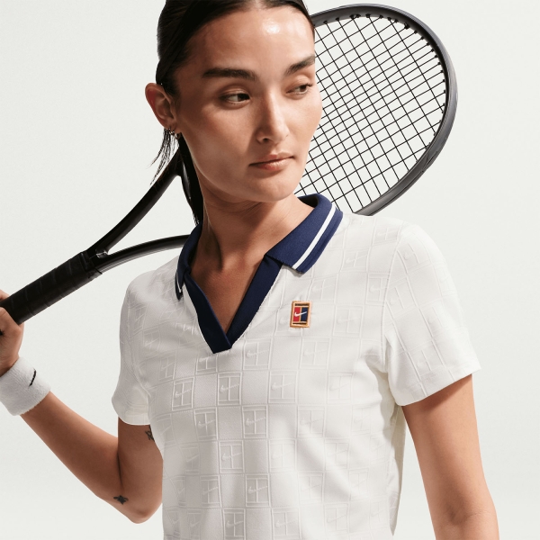 Nike Court Polo - Sail/Midnight Navy