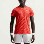 Nike Court Victory Printed Camiseta - Turf Orange/White