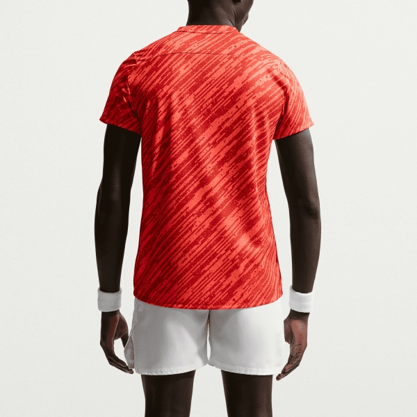 Nike Court Victory Printed Camiseta - Turf Orange/White