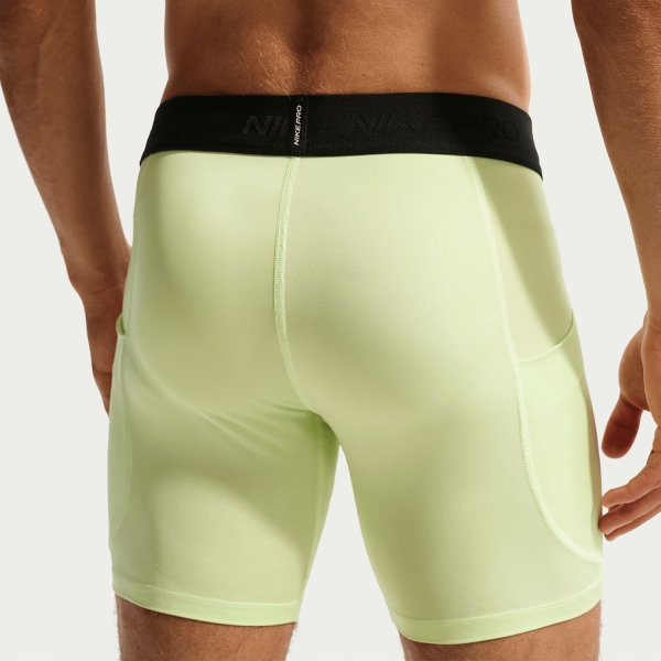 Nike Dri-FIT Pro Calzamaglia Corta - Light Liquid Lime/Black