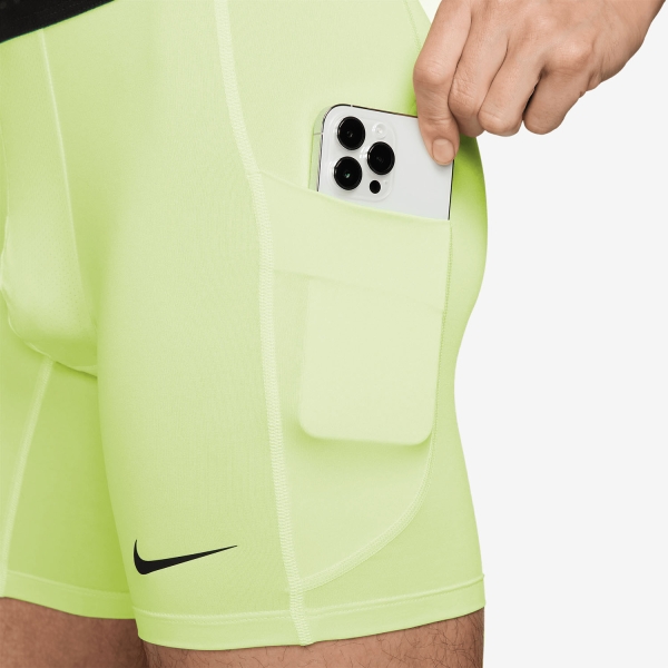 Nike Dri-FIT Pro Calzamaglia Corta - Light Liquid Lime/Black