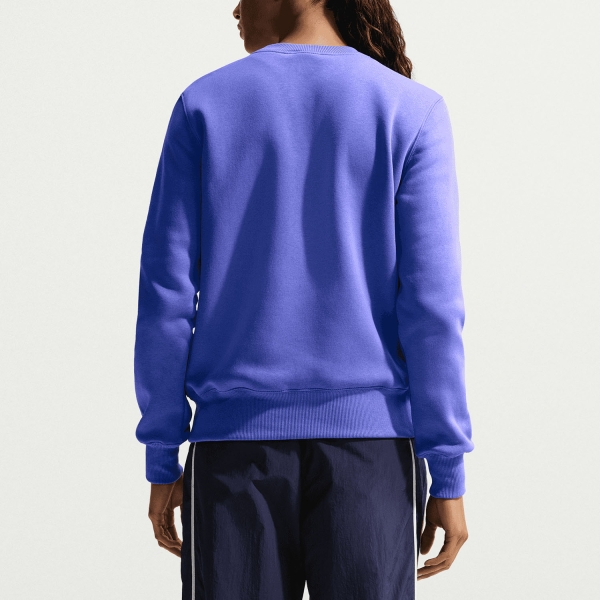 Nike Phoenix Crew Felpa - Light Medium Blue/Sail