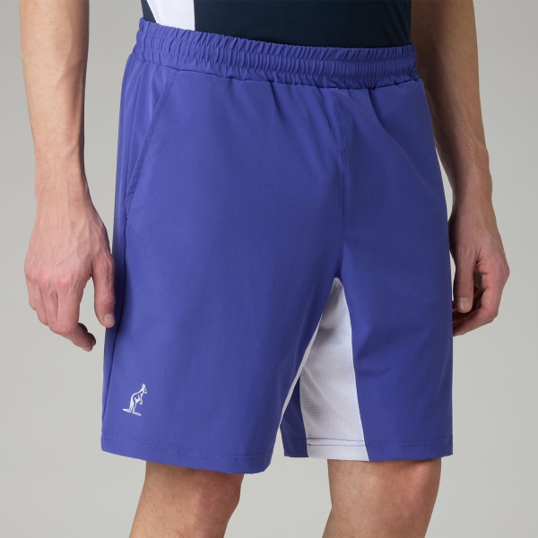 Pantalones Cortos Tenis Hombre Australian Slam Match 8in Shorts Liberty Blu TEUSH0036193