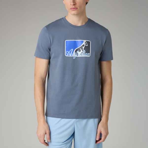 Camisetas de Tenis Hombre Australian League Camiseta Grigio Flint Stone TEUTS0084391