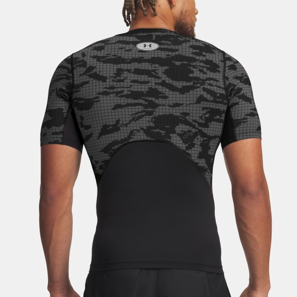 Under Armour HeatGear Printed Maglietta - Black