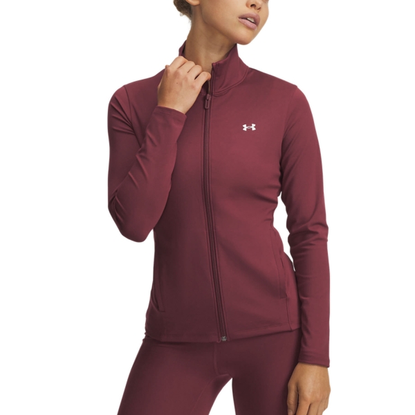 Tennis Women's Jackets Under Armour Motion Jacket  Cardinal/White 13886500625