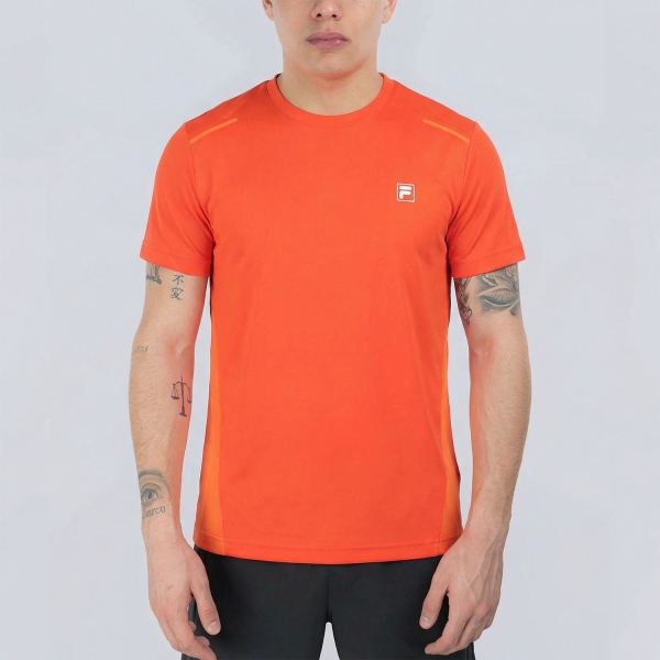 Camisetas de Tenis Hombre Fila Jakub Camiseta  Grenadine/Flame XCM2613515102