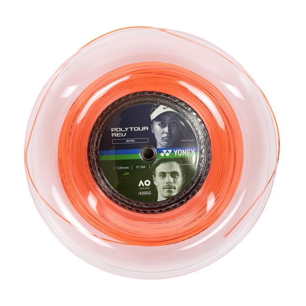 Corda Monofilamento Yonex PolyTour Rev 1.20 Matassa 200 m  Orange PTR1202BO
