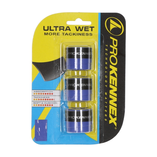 Sobregrip ProKennex Ultra Wet x 3 Sobregrips  Blue 100025