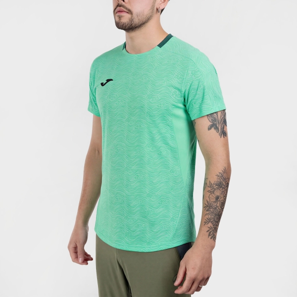 Men's Tennis Shirts Joma Challenge TShirt  Turquoise 105129.404