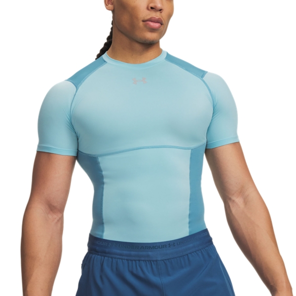 Camisetas de Tenis Hombre Under Armour HeatGear Elite Camiseta  Red/Boundless Blue/Reflective 60153820425