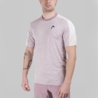 HEAD Play Tech Maglietta - Dirty Lilac