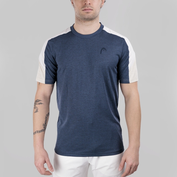 Maglietta Tennis Uomo HEAD Play Tech Maglietta  Navy 811036NV