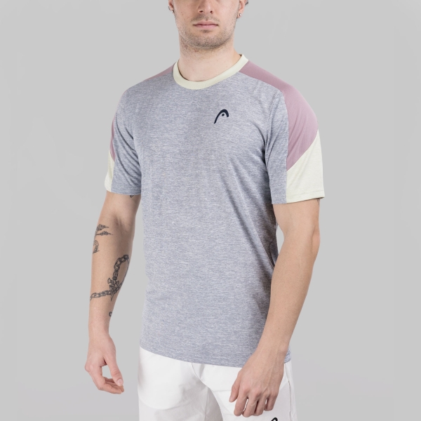 Maglietta Tennis Uomo HEAD Play Tech Maglietta  Slate 811036SL