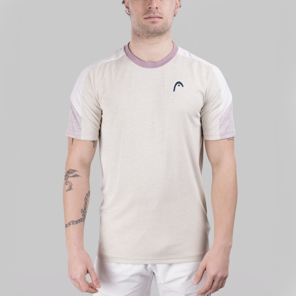 Maglietta Tennis Uomo HEAD Play Tech Maglietta  White 811036WH