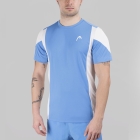 HEAD Slice Tech Maglietta - Airforce Blue/White