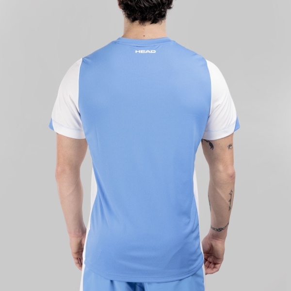 HEAD Slice Tech Maglietta - Airforce Blue/White