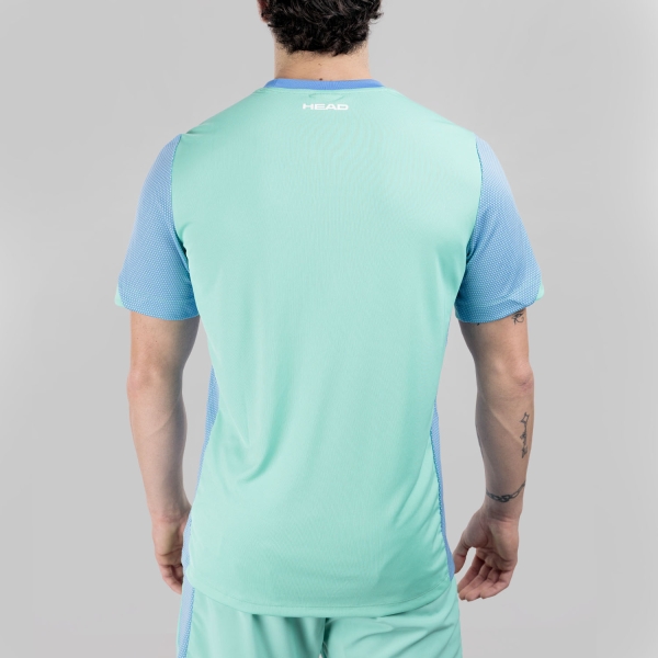 HEAD Slice Tech Maglietta - Turquoise/Airforce Blue