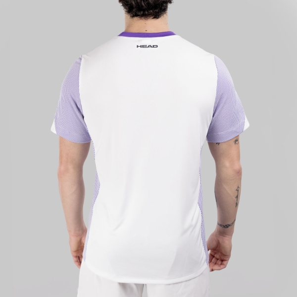 HEAD Slice Tech Maglietta - White/Purple