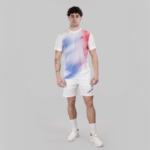 HEAD Topspin Maglietta - Royal/Print Vision