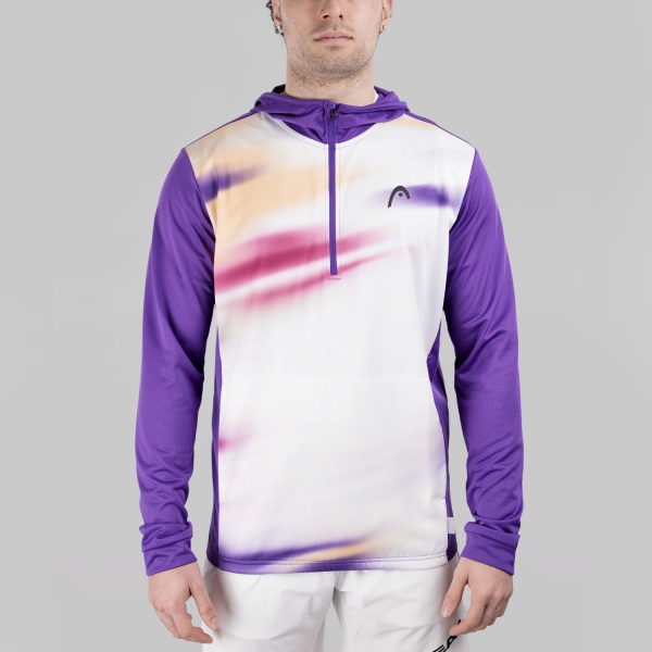 Camisetas y Sudaderas Hombre HEAD Topspin Graphic Sudadera  Purple/Print Vision 811156PUXU