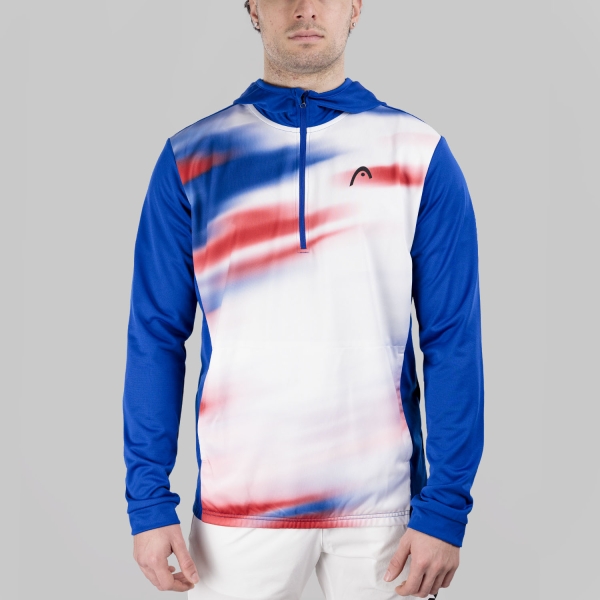 Camisetas y Sudaderas Hombre HEAD Topspin Graphic Sudadera  Royal/Print Vision 811156ROXU