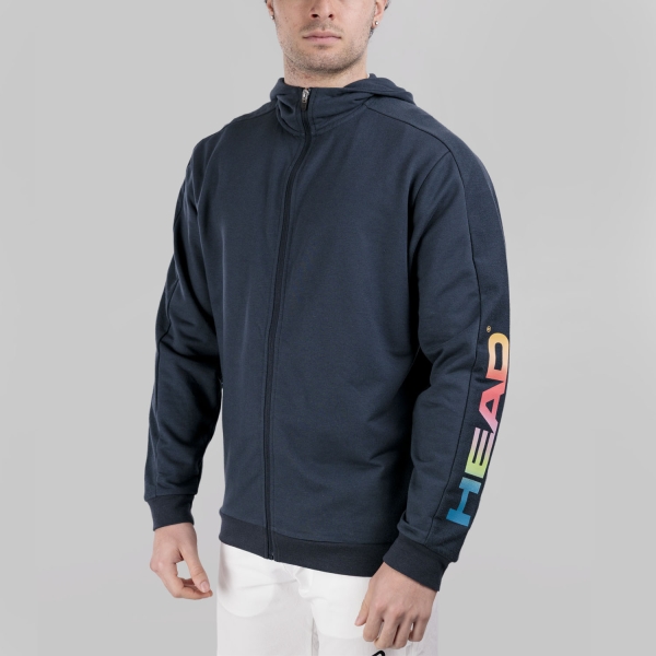 Men's Tennis Polo HEAD Rally Pro Hoodie  Navy 811246NV