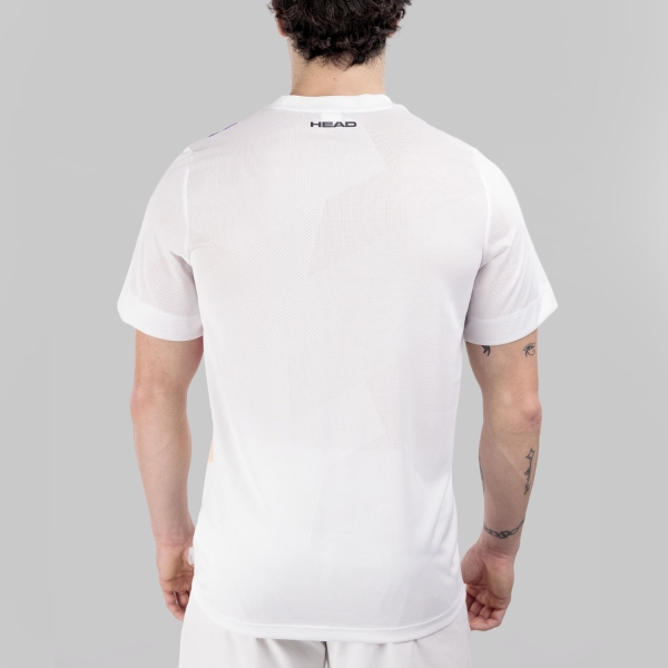 HEAD Pro Maglietta - White/Print Perf