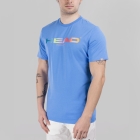 HEAD Rainbow Logo Maglietta - Airforce Blue