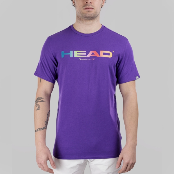 Maglietta Tennis Uomo HEAD Rainbow Logo Maglietta  Purple 811435PU