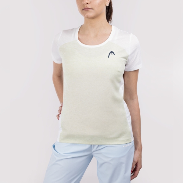 Magliette e Polo Tennis Donna HEAD Play Tech Performance Maglietta  Cantoloupe Green 814086CG
