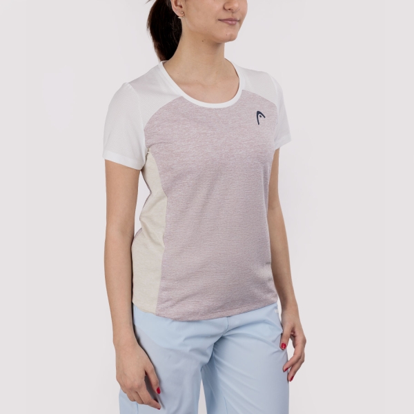 Magliette e Polo Tennis Donna HEAD Play Tech Performance Maglietta  Dirty Lilac 814086DC