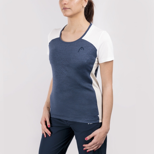 Magliette e Polo Tennis Donna HEAD Play Tech Performance Maglietta  Navy 814086NV