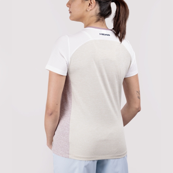 HEAD Play Tech Performance Maglietta - White