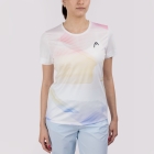 HEAD Tie Break II Graphic Camiseta - Light Blue/Print Vision