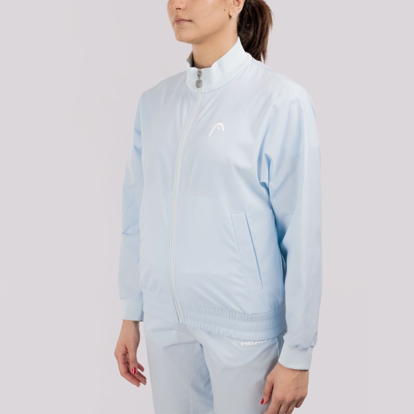 Chaquetas de Tenis Mujer HEAD Breaker Performance Chaqueta  Light Blue 814336LB