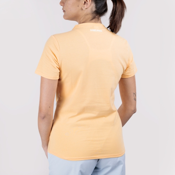 HEAD Rainbow Logo Camiseta - Apricot