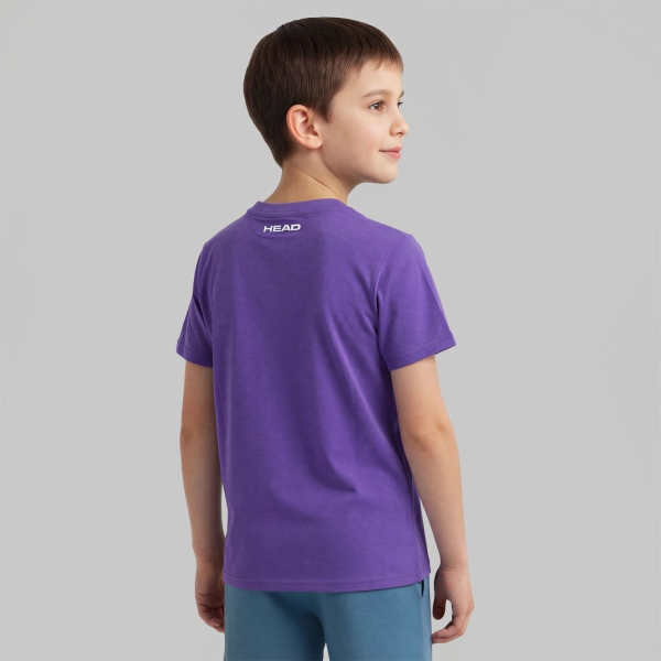 HEAD Rainbow Logo Camiseta Niños - Purple