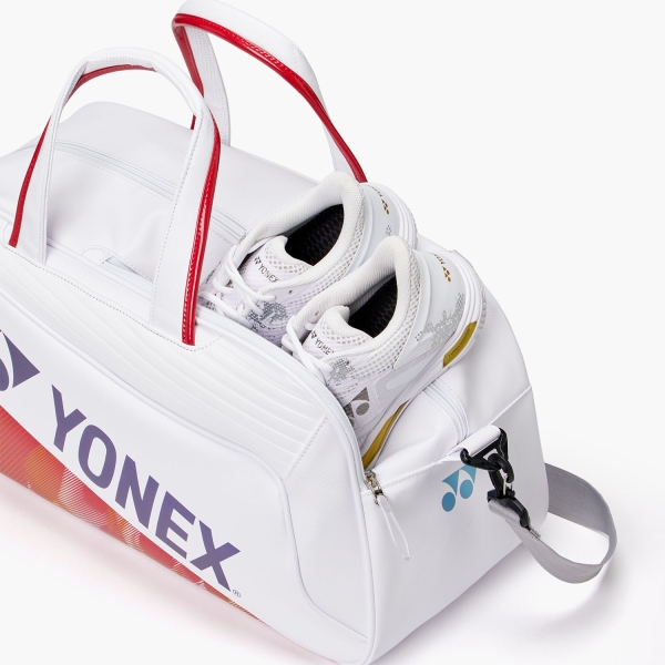 ヨネックス ボンサック バック レア ホワイト Yonex Expert Boston Tennis Bag White - MisterTennis.com