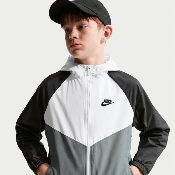 Nike Repel Jacket Junior - White/Smoke Grey/Black