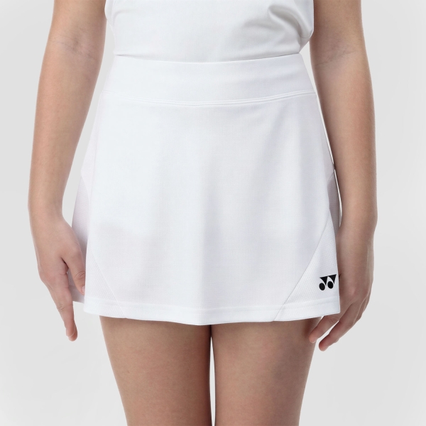 Gonne e Pantaloncini Girl Yonex Practice Gonna Bambina  White ABJPY26194B