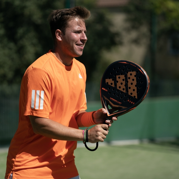 adidas Arrow Hit Carbon CTRL Padel - Anthracite/Orange