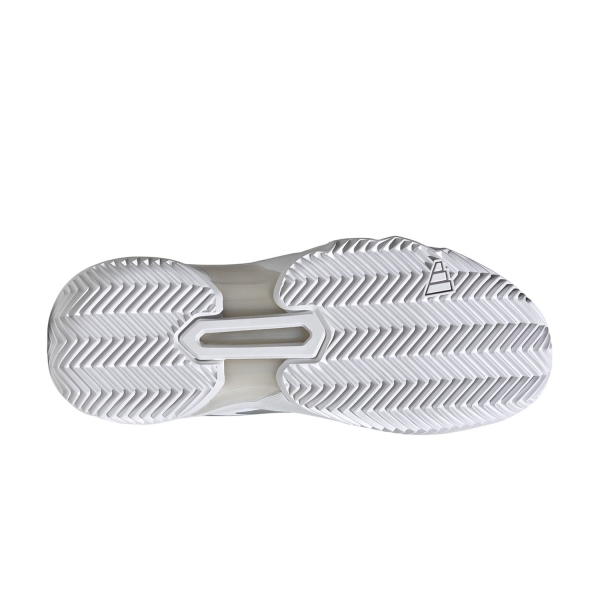 adidas Courtjam Control 3 Clay - FTWR White/Silver Metal/Grey One